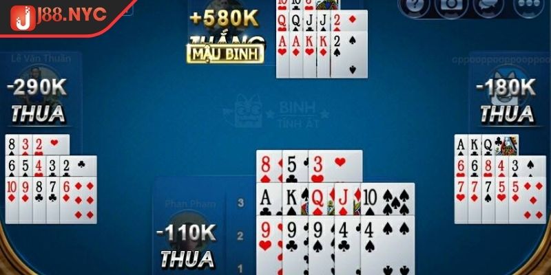 Mậu Binh J88 Sân Chơi Trí Tuệ Đỉnh Cao Cho Bet Thủ Đam Mê 3 Cách xếp bài trong Mậu Binh J88