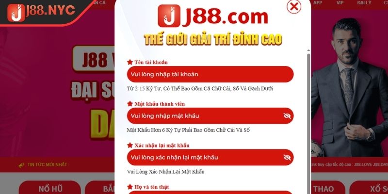Điều Khoản Sử dụng J88 1 Điều khoản sử dụng J88 đăng ký tài khoản