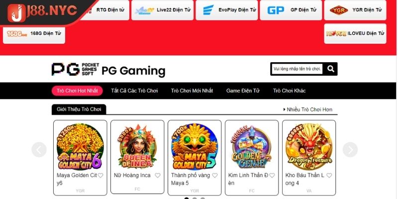 Nổ Hũ PG J88 Thiên Đường Giải Trí Với Cơ Hội Trúng Jackpot 2 Sảnh game nổ hũ PG J88 là gì?